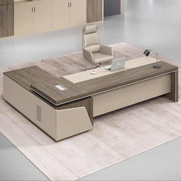 Bàn chủ tịch sang trọng, bàn làm việc công thái học, bàn tổng giám đốc thiết kế Italy, bàn làm việc cho lãnh đạo