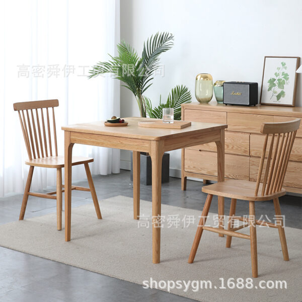 Bàn ghế Phòng Khách Đơn Giản Bàn Ăn Nhà Vuông Nhỏ Bàn Bắc Âu Gỗ Quán Trà Sữa Bàn Giải Trí Cờ Vua Bàn Vuông