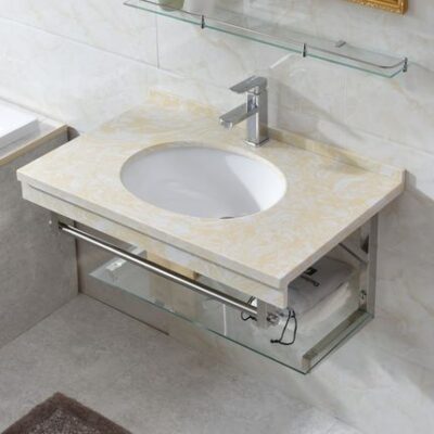 Chậu rửa âm tủ kết hợp bồn cầu kiểu treo chậu rửa âm tủ chậu rửa mặt chậu rửa tay Tây An chậu rửa góc khách sạn
