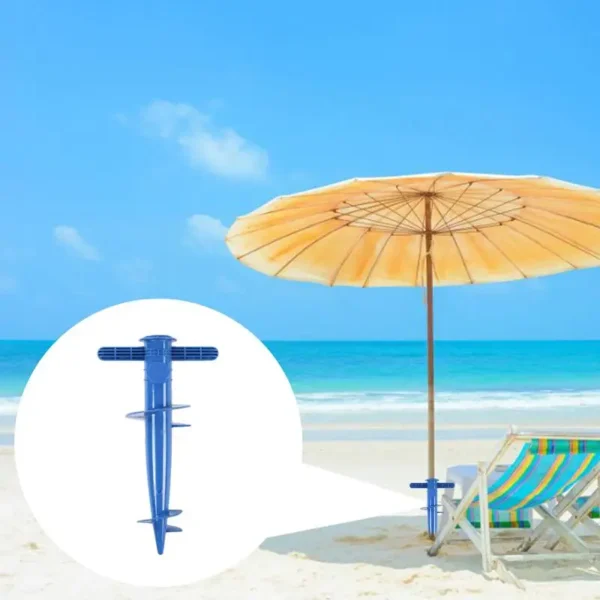 Ngoài Trời Đế Dù Nhựa Có Thể Điều Chỉnh Nắng Đi Biển Hiên Dù Cát Mặt Đất Sửa Dụng Cụ Mỏ Neo Đứng Mũi Khoan Giữ Giá Đỡ