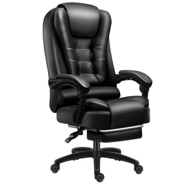 Ghế Văn Phòng Xoay Được Massage Ghế Văn Phòng Lưng Cao Đệm Cao Su 7 Giờ Da Thoải Mái Có Chân Internet Cafe Chơi Game Phân