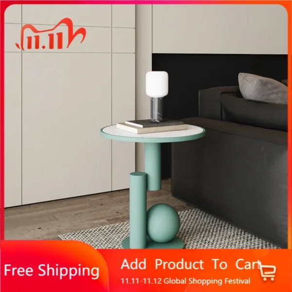 Tủ đầu giường Vòng Hiện Đại Đầu Giường Nightstands Trà Sắt Mini Đầu Giường Nightstands Phòng Ngủ Tủ Tiết Kiệm Không Gian Nội Thất YY50BT