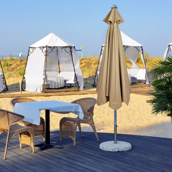 Bóng Vải Dù Đế Cho Chợ Ngoài Trời Hiên Chống Thấm Nước Thay Thế Polyester Phù Hợp Với 3/2.7 Mét 6/8 Xương Tán Chỉ