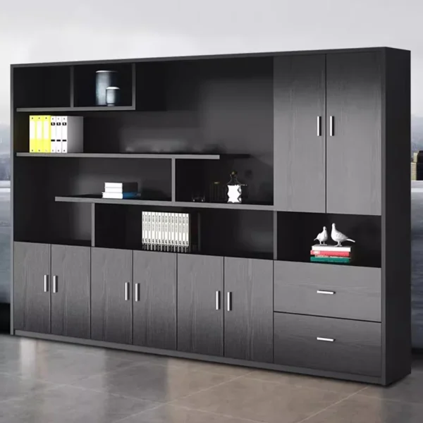 Kệ Tủ đựng hồ sơ nhỏ gọn Cửa kiểu Bắc Âu Văn phòng mở Tủ Nhà thiết kế Meuble De Rangement Nội thất