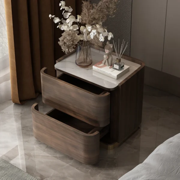 Tủ đầu giường Bàn Bên Giường Đầu Giường Sắp Xếp Giường Bàn Tủ Hồ Sơ Góc Đầu Giường Ngăn Kéo Criado Mudo Nội Thất YX50NT