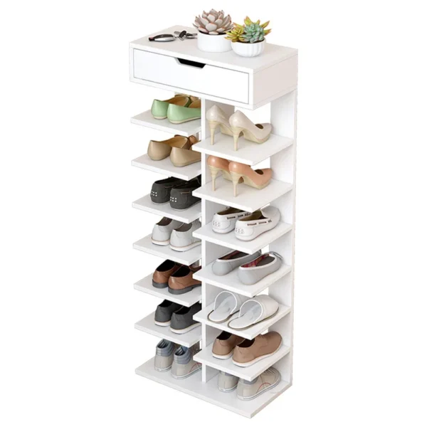Tủ Đơn Giản Và Dễ Dàng Giày Hộ Gia Đình Trong Nhà Tiết Kiệm Cửa Hẹp Và Nhỏ Mini Tỉnh Không Gian Tủ Giày Bảo Quản