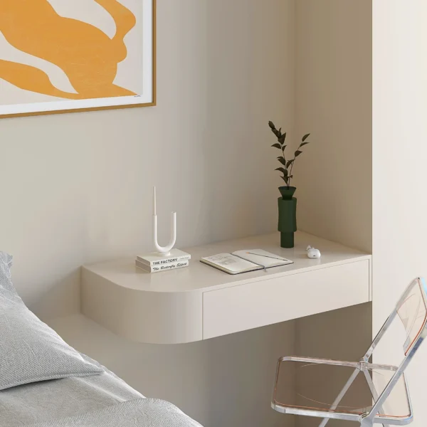 Bàn trang điểm Tủ quần áo góc đầu giường đơn giản Treo tường Bàn trang điểm Tủ quần áo phòng ngủ