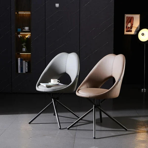 Ghế ăn Tiết Kiệm Không Gian Ghế Ăn Cao Cấp Da Italy Chất Lượng Hàng Đầu Ghế Wishbone Thư Viện Phòng Khách Sillas De Comedor Nội Thất