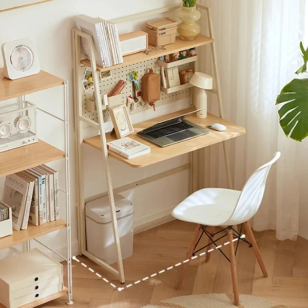 Đứng Gấp Bàn Văn Phòng Lưu Trữ Viết Kệ Châu Âu Bàn Máy Tính Thiết Lập Nhỏ Escritorios De Ordenador Nội Thất Hiện Đại