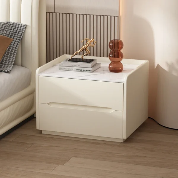 Tủ đầu giường Trắng Bàn Mini Đầu Giường Thay Đồ Góc Giường Bàn Đầu Giường Đơn Giản Bàn Đầu Giường Criado Mudo Nội Thất Gia Đình YX50NT