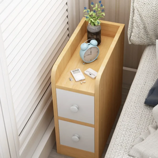 Tủ đầu giường Bán buôn siêu hẹp 20 phòng ngủ hẹp 30 bàn cạnh giường ngủ rộng 40 cm siêu mỏng bàn cạnh giường ngủ nhỏ