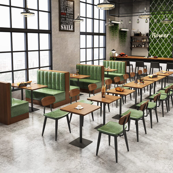 Bàn ghế Bắc Âu bàn ghế quán cà phê gác xép quầy bar chủ đề nhà hàng phương Tây boong món tráng miệng cửa hàng trà sữa cửa hàng ghế sofa