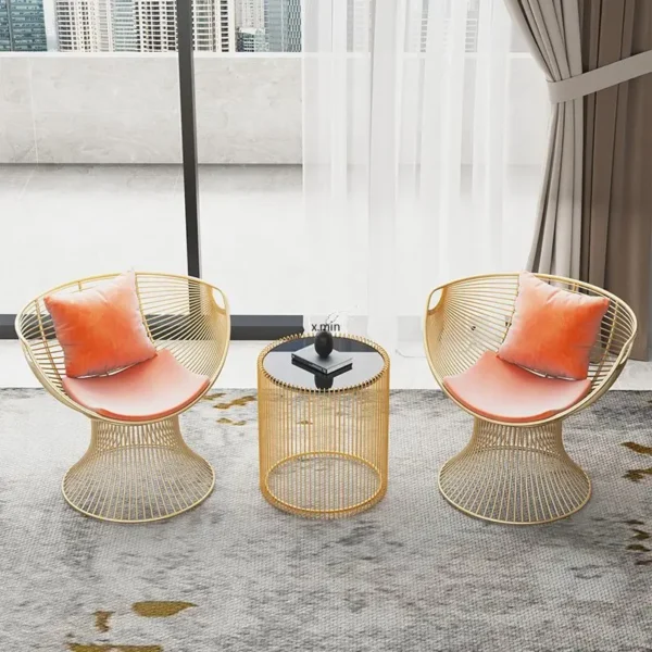 Bàn Ghế Ban Công Bộ Ba Bộ Giải Trí Bàn Sofa Ghế Gia Đình Hiện Đại Bàn Ghế
