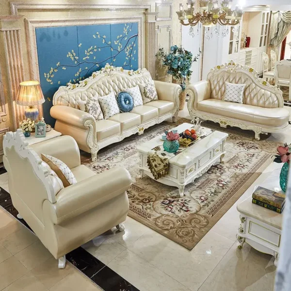 Sofa Thoải Mái Ghế Sofa Phòng Khách Hàng Mới Về Châu Âu Mặt Cắt Tầng Nhát Sofa Chống Bẹp Đầu Thiết Kế Canape Salon Nội Thất Gia Đình