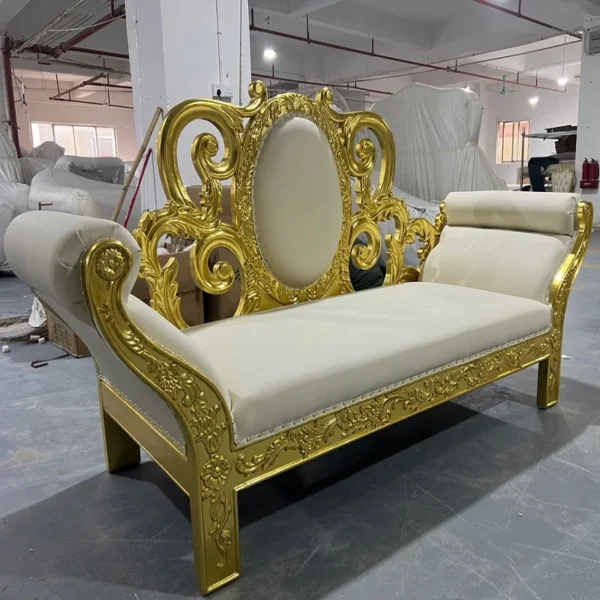 Sofa Sảnh khách sạn cưới tối giản và sáng tạo theo phong cách châu Âu với tay vịn đôi và Ghế Sofa tựa lưng