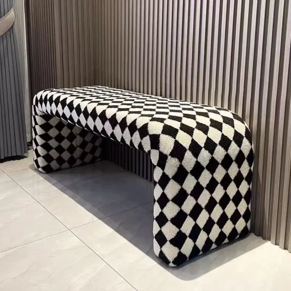 Sofa Bắc Âu Kem Đổi Phong Cách Giày Phân Hộ Gia Đình Cửa Vào Phòng Khách Phòng Ngủ Chân Trang Điểm Dép Nỉ 60/100/150 CM Ghế Sofa
