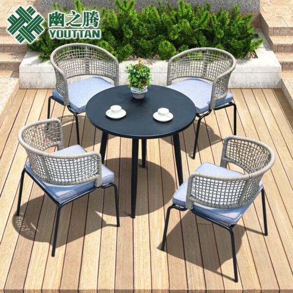 Bạn Zhiteng Ngoài Trời Bàn Ghế Vườn Vườn Phong cách Châu Âu Bàn Ăn Đồ Giải Trí Ngoài Trời Sân Thượng Ban Công Bộ