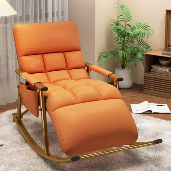 Ghế bập bênh Người Lớn Cyber Phổ Biến Ghế Giải Trí Ban Công Sofa Lười Nghỉ Trưa Gấp Tựa Ghế Phòng Khách
