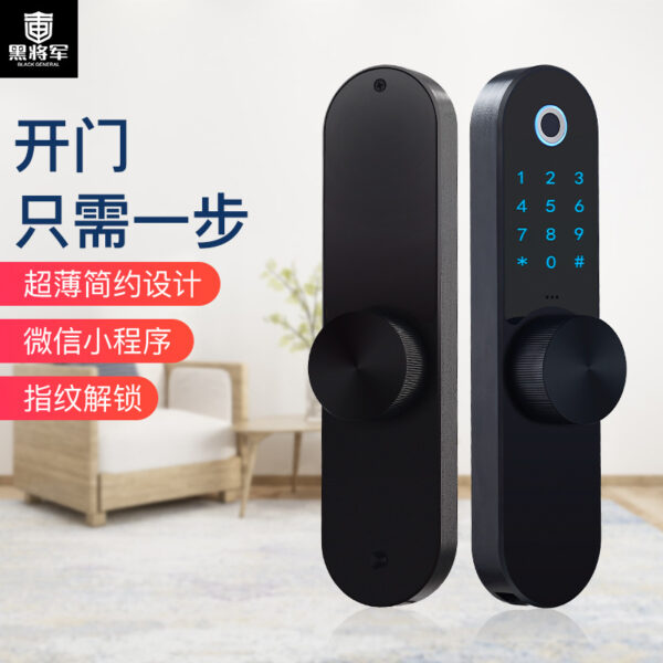 Cửa bên hẹp khóa kéo đẩy sân vườn khóa vân tay chung cư KFC cửa Khóa cửa cửa nhôm cửa trượt cửa trượt mật khẩu vân tay