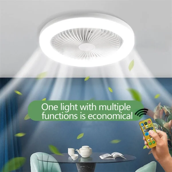 Quạt Trần 30W Có Đèn Đế Chuyển Đổi E27 Có Đèn LED Điều Khiển Từ Xa Cho Phòng Ngủ Nhà Sống Im Lặng Ac85-265v Với Hương Liệu