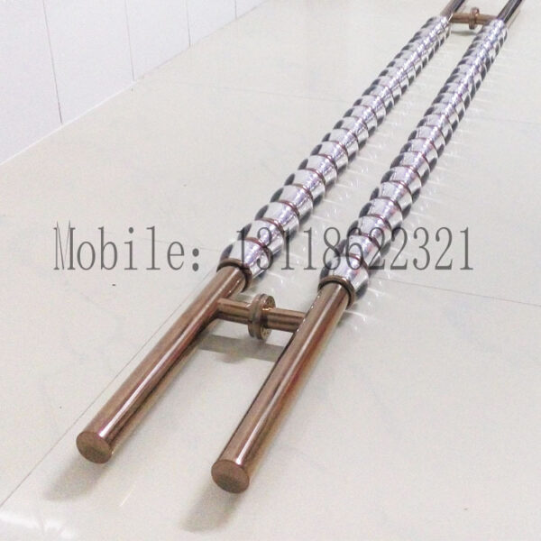 Cửa hộp khách sạn KTV titan vàng Tay cầm pha lê pha lê trong suốt Tay cầm bóng thủy tinh Tay cầm bán buôn