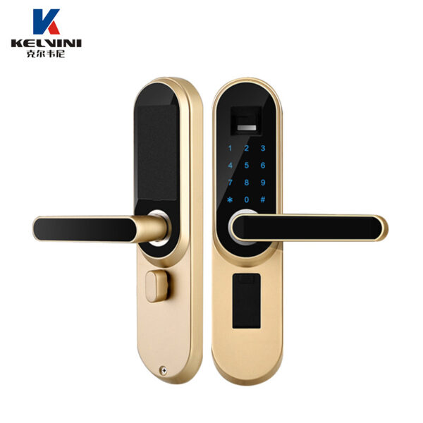 Khóa vân tay thông minh hoàn toàn tự động khóa vân tay cửa gỗ đa năng biệt thự khách sạn nhà trong nhà khóa kết hợp cửa trong nhà