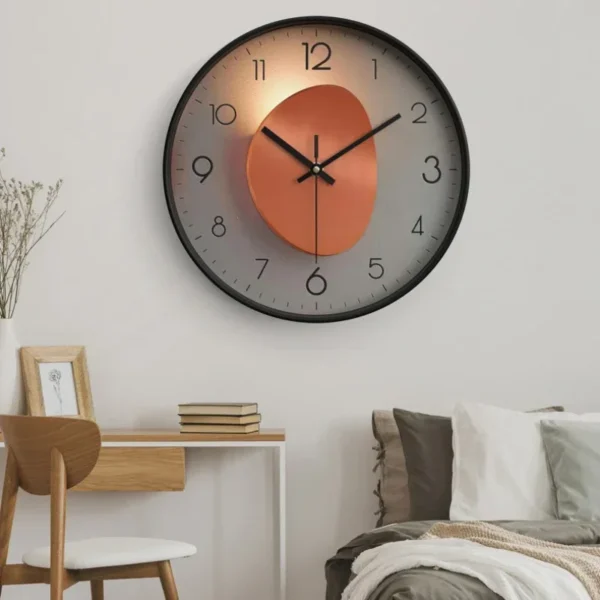 Đồng hồ treo tường thạch anh đơn giản dễ đọc cho nhà văn phòng lớp học