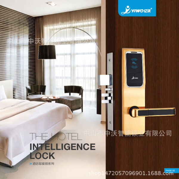 Zhongwo Smart Hotel LockKhóa căn hộ khách sạnKhóa khách sạn thông minh Business Business Khóa thẻ quẹt khách sạn