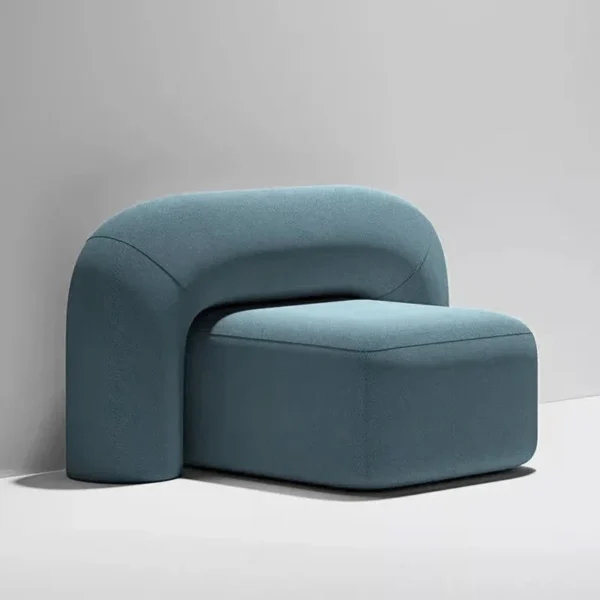 Ghế Phòng ngủ Ký túc xá Ghế sofa đơn Giải trí Châu Âu Ghế phòng khách Quầy lễ tân đơn giản Khách sạn Ghế bành lười Nội thất gác xép HY50CT