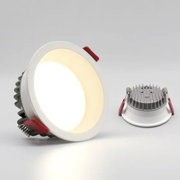Đèn Downlight Âm Trần Mờ 220V 7W 12W Đèn Led Phòng Ngủ Nhà Bếp Đèn Trị Màu Đèn Phòng Khách Trong Nhà đèn Khung