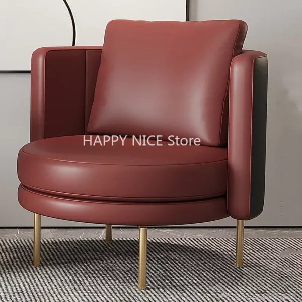 Sang Trọng Xoay Ghế Phòng Khách Tầng Vanity Văn Phòng Salon Thiết Kế Ghế Bành Phòng Ngủ Đọc Sofa Fauteuil Nội Thất Gia Đình