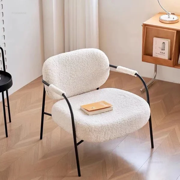 Nội Thất Phòng Khách Hiện Đại Ghế Bành Cho Căn Hộ Nhỏ Nhà Ban Công Vải Ghế Sofa Giải Trí Thiết Kế Ghế Tựa Lưng Đơn