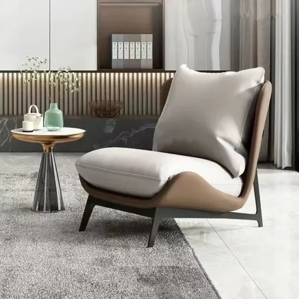 Ghế đơn Bắc Âu hiện đại với thiết kế nghệ thuật theo hợp đồng cho ban công hoặc phòng khách Ghế Accent Ghế Sofa Nội thất Ghế Eegg