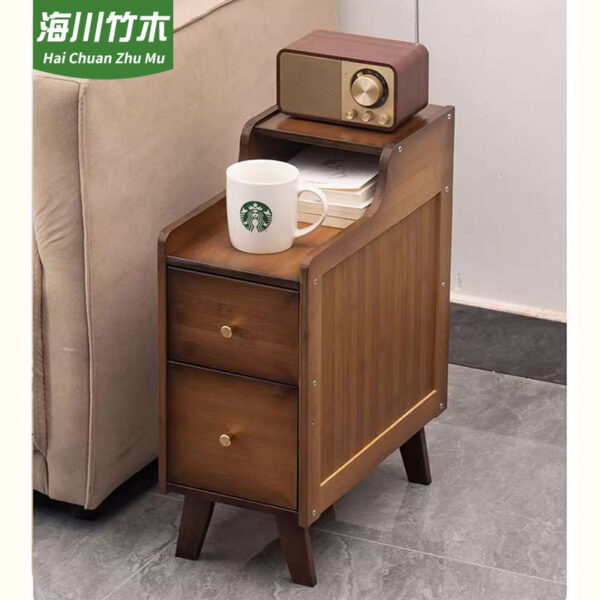Bàn cạnh giường ngủ hiện đại tối giản giá để đồ phòng ngủ nhỏ tủ đựng đồ nhẹ nhàng sang trọng cao cấp cạnh hẹp tủ đựng đồ