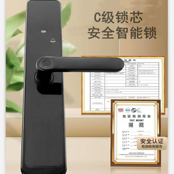 Khóa vân tay tự động khóa cửa chống trộm gia đình gói cài đặt mật khẩu khóa ra vào cửa khóa điện tử thông minh một mảnh thay mặt cho