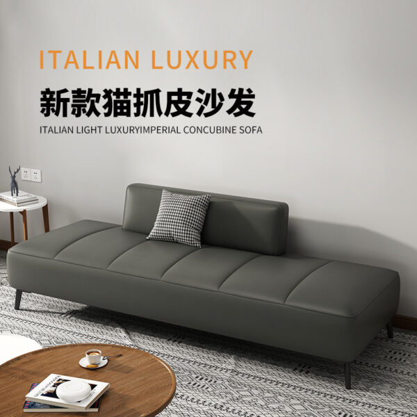 Mèo Đỏ Cào Da Căn Hộ Nhỏ Bắc Âu Tối Giản Hiện Đại Hai Phòng Khách Ins Phong Cách Ghế Sofa Nhỏ Thiết Kế Cá Nhân Sofa Mạng