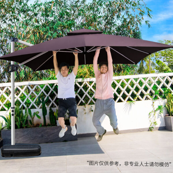Ô dù ngoài trời biệt thự sân vườn ô ô ngoài trời sân ô La Mã gian hàng ô che nắng lớn sân thượng dù che