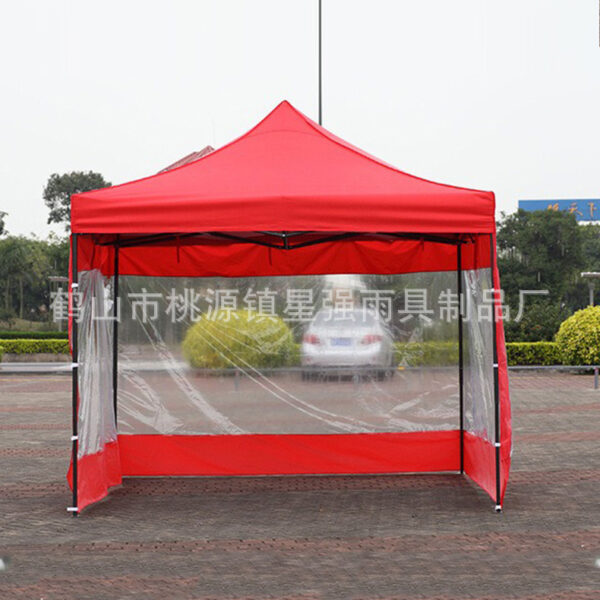 OQ5M dày gấp bốn chân lều ô, gian hàng ô vuông, che nắng ngoài trời gian hàng tán 2345 ô gấp kích thước lớn
