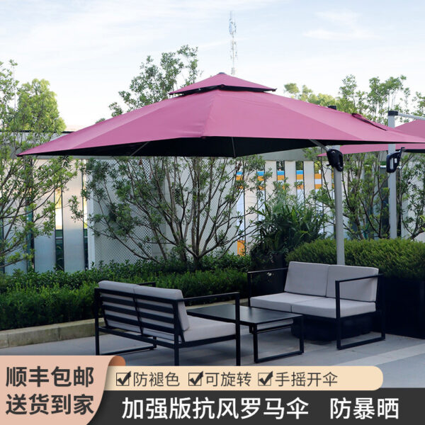 Dù che ngoài trời, ô sân trong, ô ngoài trời, ô La Mã bãi biển, gian hàng, khách sạn thương mại, B&B, cafe, ô chống nắng