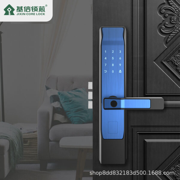Khóa Thông Minh Jixin E91 Bán Buôn Từ Xa Kết Hợp Điện Tử Khóa Bán Tự Động Hộ Gia Đình Khóa Vân Tay Khóa Căn Hộ