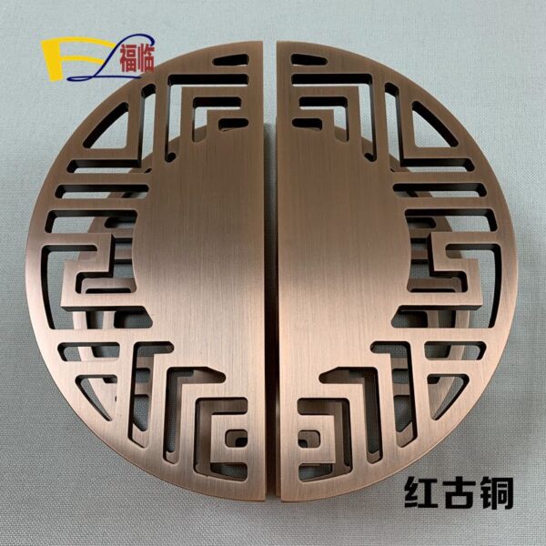 Tay nắm cửa bán nguyệt hợp kim nhôm sáng màu nhẹ bền chống oxy hóa