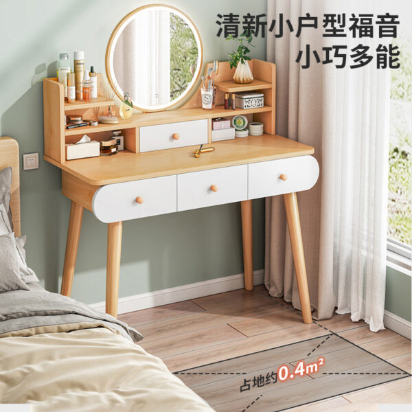Bàn trang điểm VQ5K bàn trang điểm phòng ngủ tối giản hiện đại bàn trang điểm nhỏ bàn trang điểm tích hợp bàn cho thuê phòng trang điểm