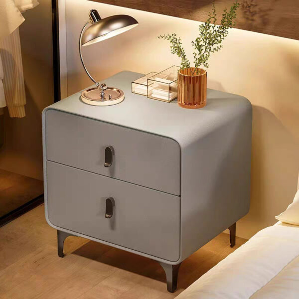 Ánh Sáng Sang Trọng Đơn Giản Bảo Quản Phòng Ngủ Nhà Nhỏ Tủ Gỗ Chắc Chắn Mới Cho Thuê Tủ Đầu Giường Tủ Bảo Quản 2024