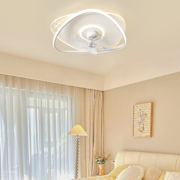 Hiện Đại Đơn Giản Di Chuyển Đầu Quạt Đèn Im Lặng Siêu Mỏng Bắc Âu Phòng Nghiên Cứu Nhà Hàng Phòng Ngủ Ốp Trần Đèn Trung Sơn