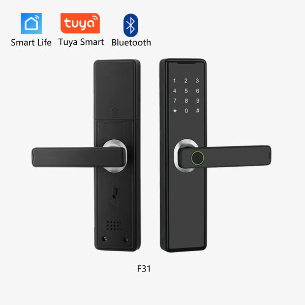 Đồ Bộ Trong Nhà Cửa Gỗ Văn Phòng Phòng Ngủ Tay Cầm Cửa Mật Khẩu Điện Tử Cửa Phòng Khóa Thông Minh Nhà Khóa Vân Tay