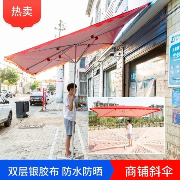 Ô che nắng, dù che nắng, mặt tiền cửa hàng, ô dốc, ô ngoài trời, mái hiên gấp chống gió sân vườn, ô chữ nhật