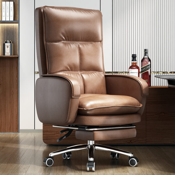 Ghế văn phòng, thoải mái, ít vận động, ghế ngả lưng, ghế ký túc xá tại nhà, ghế sofa lười thể thao điện tử, ghế sếp da