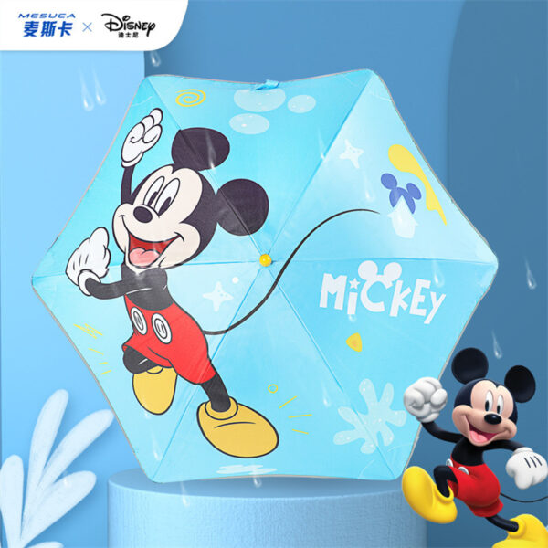 Hình ảnh Disney Mickey ô nắng gấp ngoài trời ô che nắng cho bé có góc bo tròn và ô chống chọc