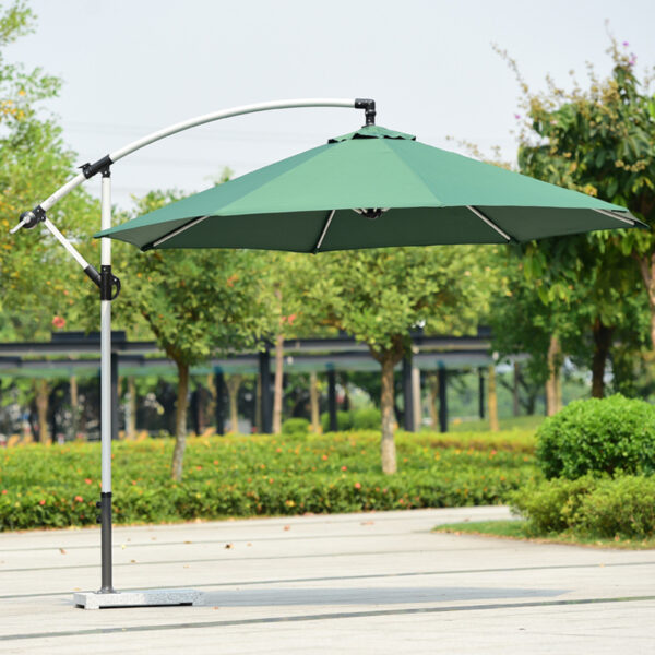 Ô dù ngoài trời sân ô che nắng lớn giải trí gian hàng dù hợp kim nhôm chuối bãi biển ô tròn miễn phí vận chuyển
