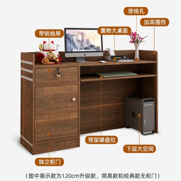 Quầy thu ngân quầy bar nhỏ quầy lễ tân đơn giản bàn lễ tân khách sạn tiệm làm tóc bàn thu ngân